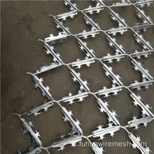 Pesante recinzione di mesh rasoio espanso galvanizzata
